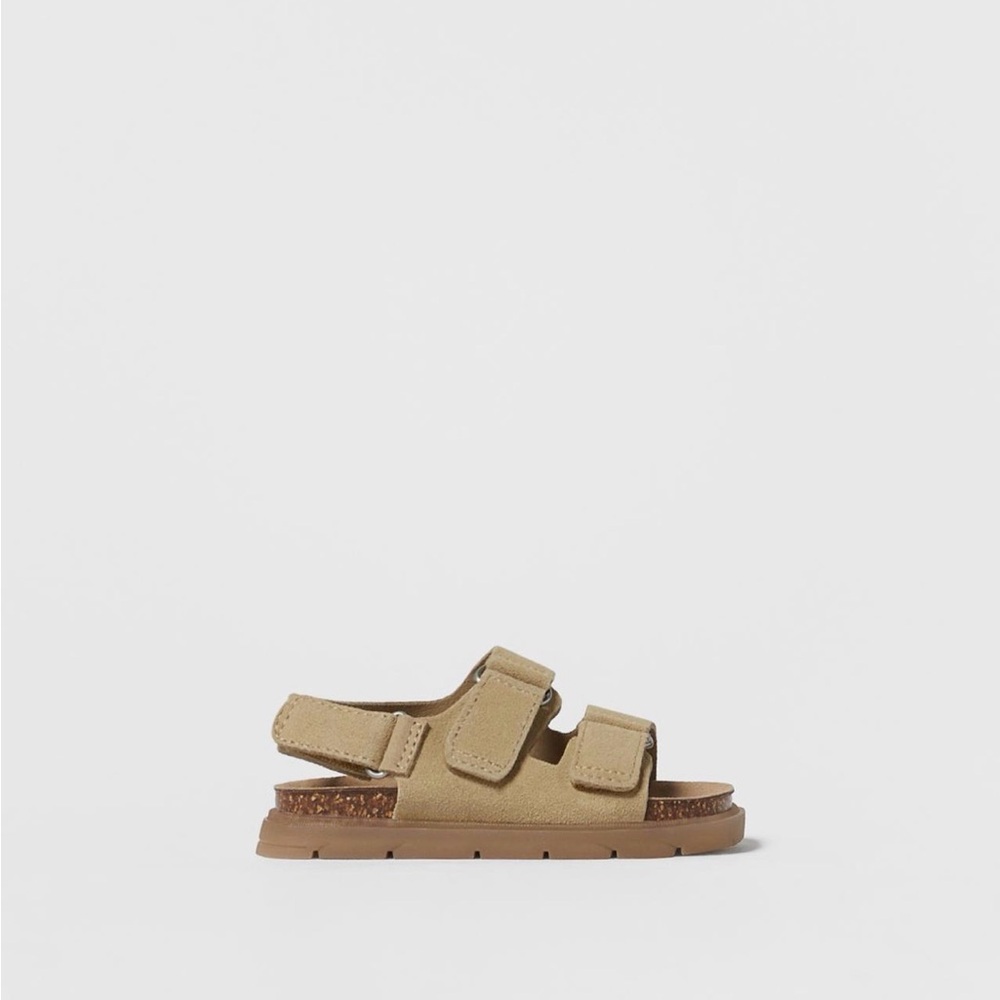 Zara Baby Leather Sandals - Size 5.5